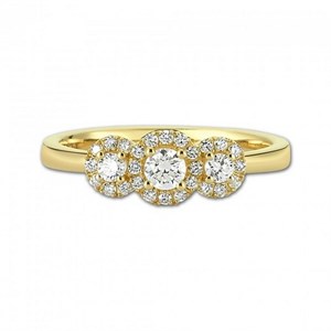 Cordelia Diamant ring i 14 kt guld | A2136 041
